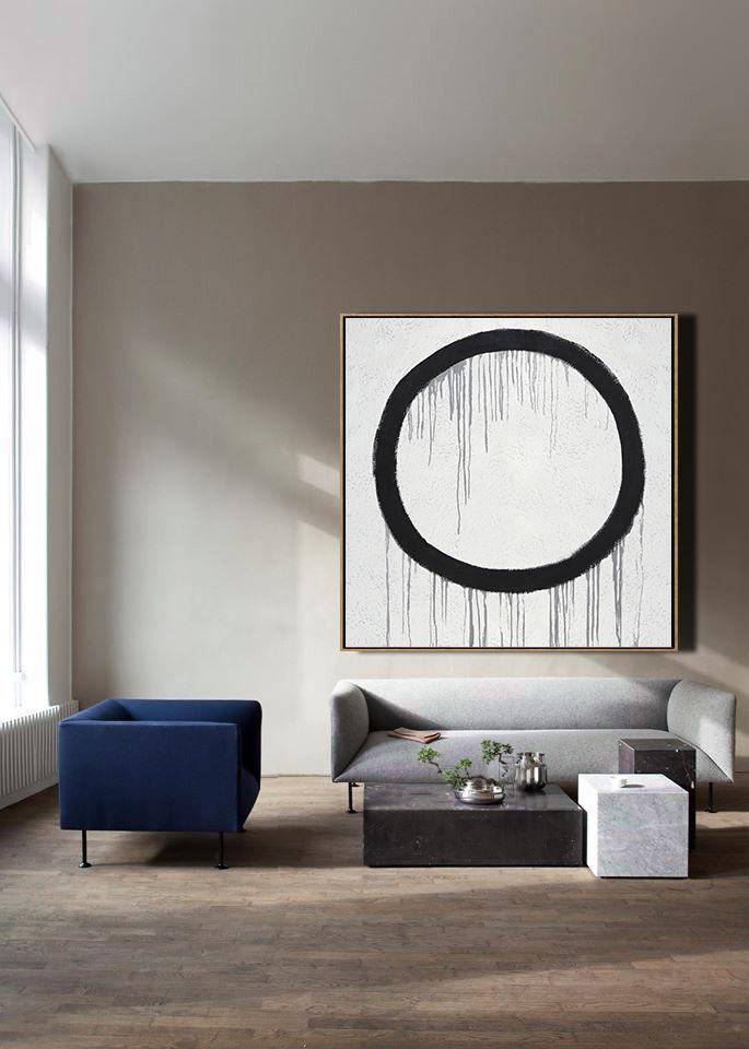 Minimalist Drip Painting #DH28A - Click Image to Close